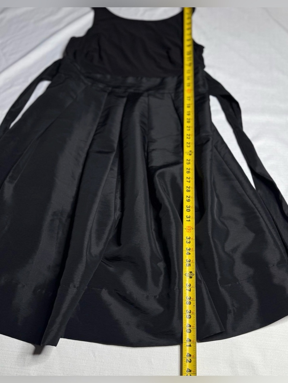 Women’s Black Label by Evan Picone Black Sleeveless Fit & Flare Dress Size 12 - Picture 7 of 9
